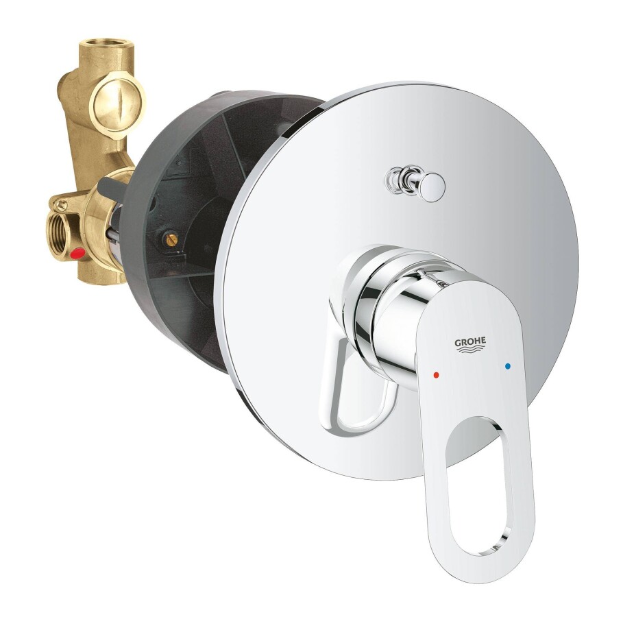 Grohe BauLoop 29081000 смеситель скрытого монтажа хром