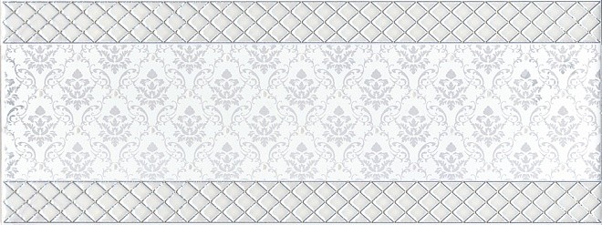 Kerama Marazzi Уайтхолл 15х40 см декор настеннй белый ADA13815000