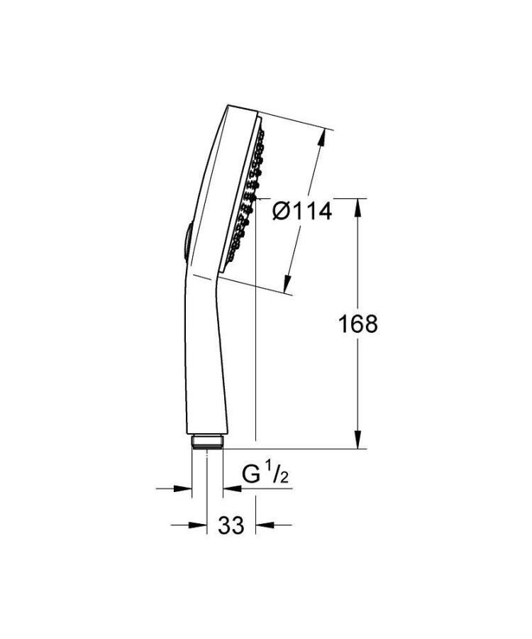 Grohe Power&Soul Cosmopolitan 27661000 ручной душ