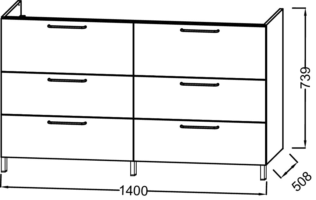 Jacob Delafon Odeon Rive Gauche EB2536-R5-N14 140 см тумба под раковину подвесная