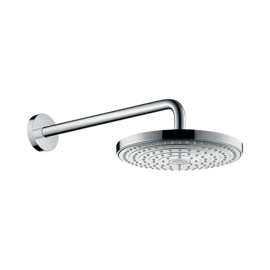 Hansgrohe Raindance Select S 240 2jet верхний душ с держателем 39см хром-белый матовый 26466400