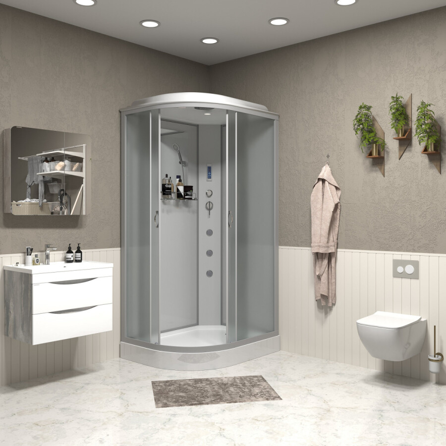 Niagara NG 3312-14RF Душевая кабина 120x80 Правая Гидромассаж Электронная панель 33121423RF