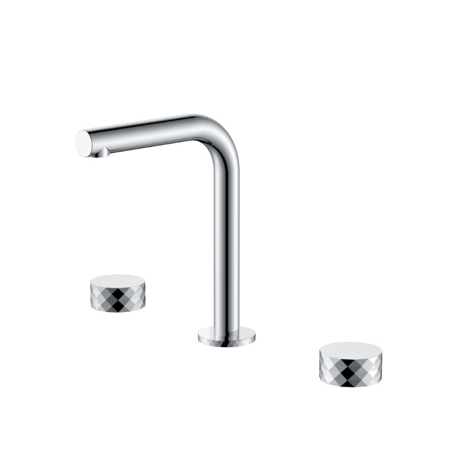 Смеситель для раковины Boheme Stick ручка Diamond на 3 отв. Хром 152-CR.1