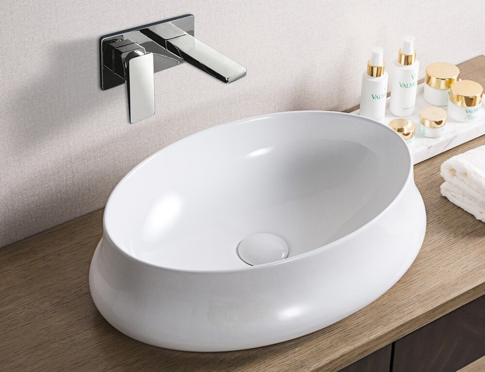 BelBagno BB1389 раковина накладная 52 см белая