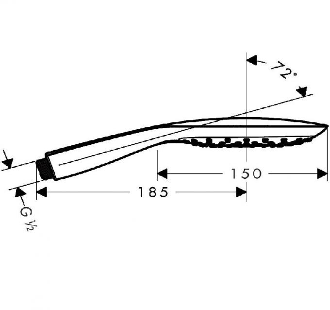 Ручной душ Hansgrohe Raindance Select E 150 3jet 26550400