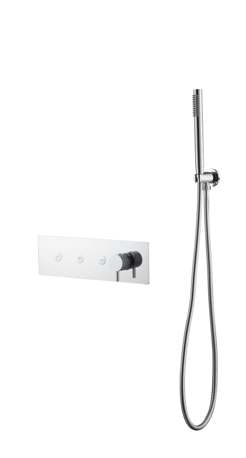 Встраиваемый смеситель с ручным душем Boheme Fusion Chrome 130-SYS-CR