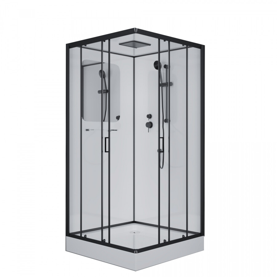Niagara NG 6901-01Q Душевая кабина 90x90 квадратная 69010134QBLACK