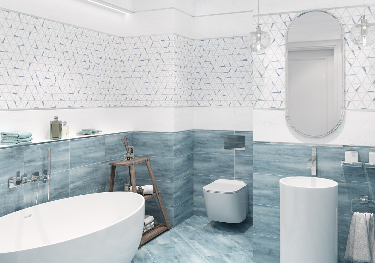 NewTrend Dax Blue керамогранит 410*410 GP6DAX23