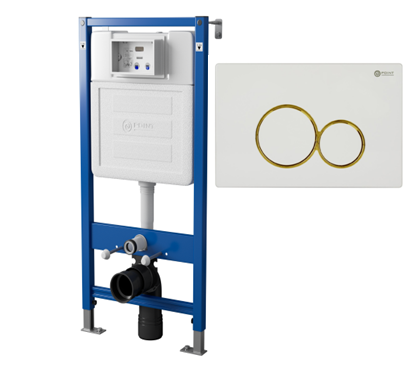 Point инсталляция для подвесного унитаза PN45120 с кнопкой PN44061WG