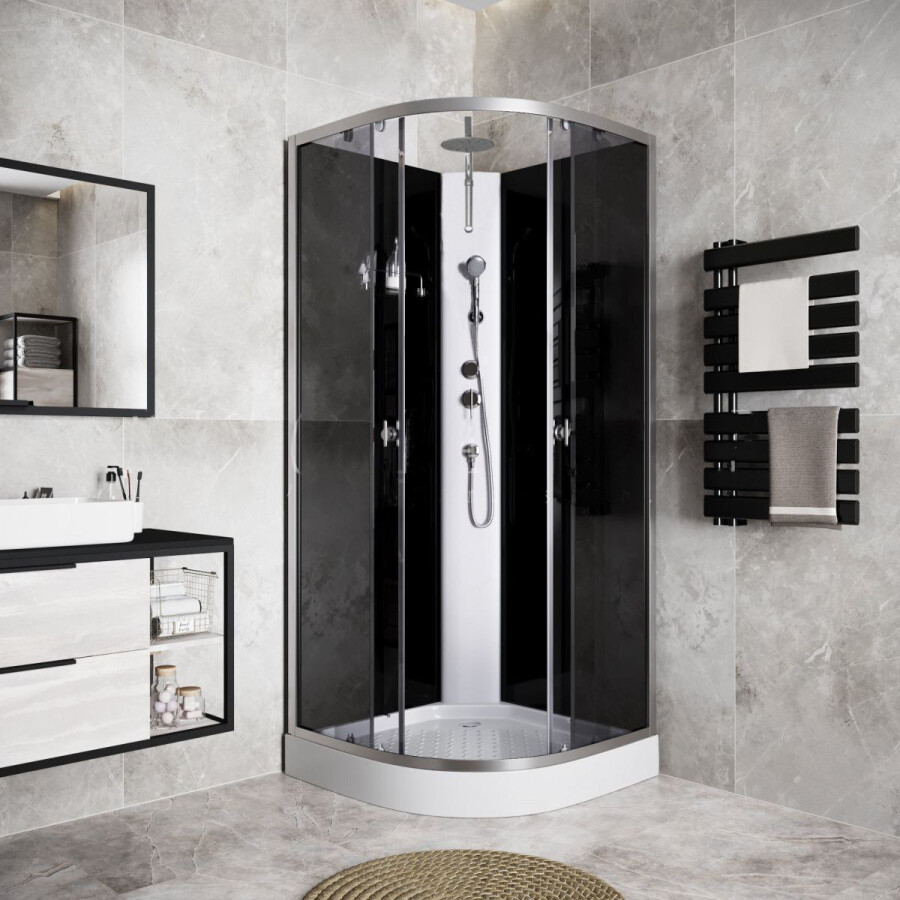 Niagara Eco Душевая кабина 80x80 Тропик E80/13/TN/BKT