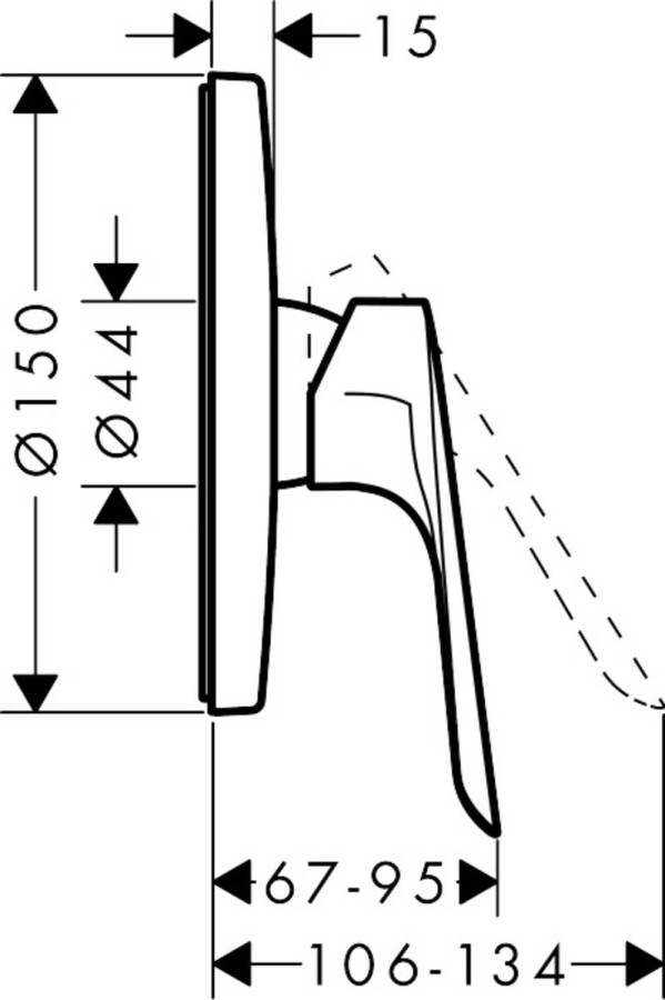 71603000 Hansgrohe Logis Смеситель для душа