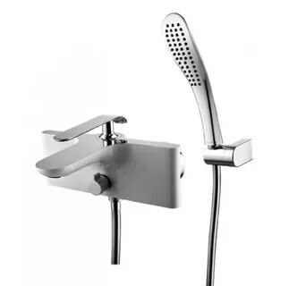 Lemark LM4903CW Меланж смеситель для ванны хром/белый