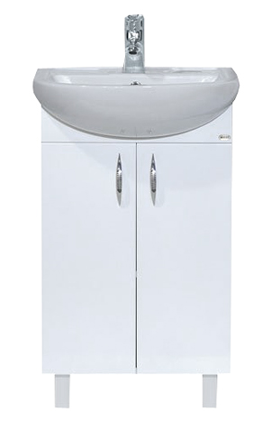 Misty Балтика 60 тумба напольная с раковиной Э-Бал01060-011Пр + Santek Балтика 60