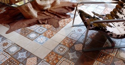 Плитка для пола Golden Tile 186х186 AFRICA Песочный (H1N000)