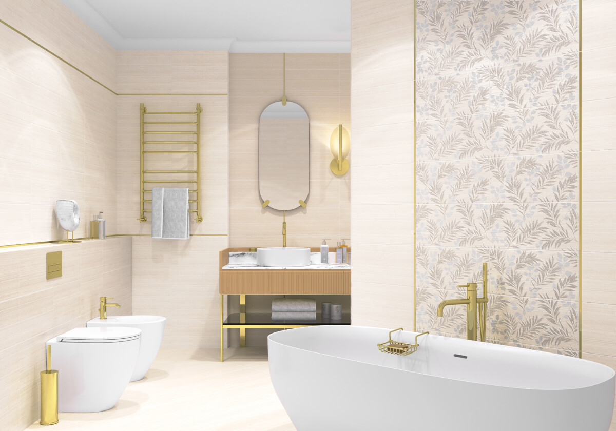 NewTrend Emilia Beige керамогранит 410*410 GP6EML11