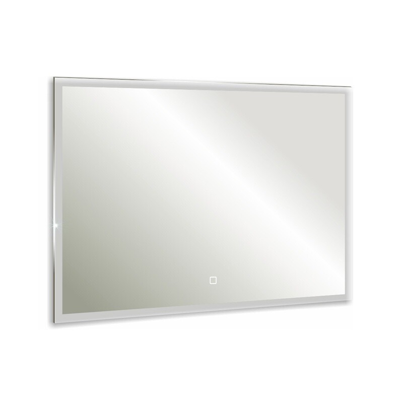 Зеркальное полотно Azario Сантана 100*80 часы LED00002295