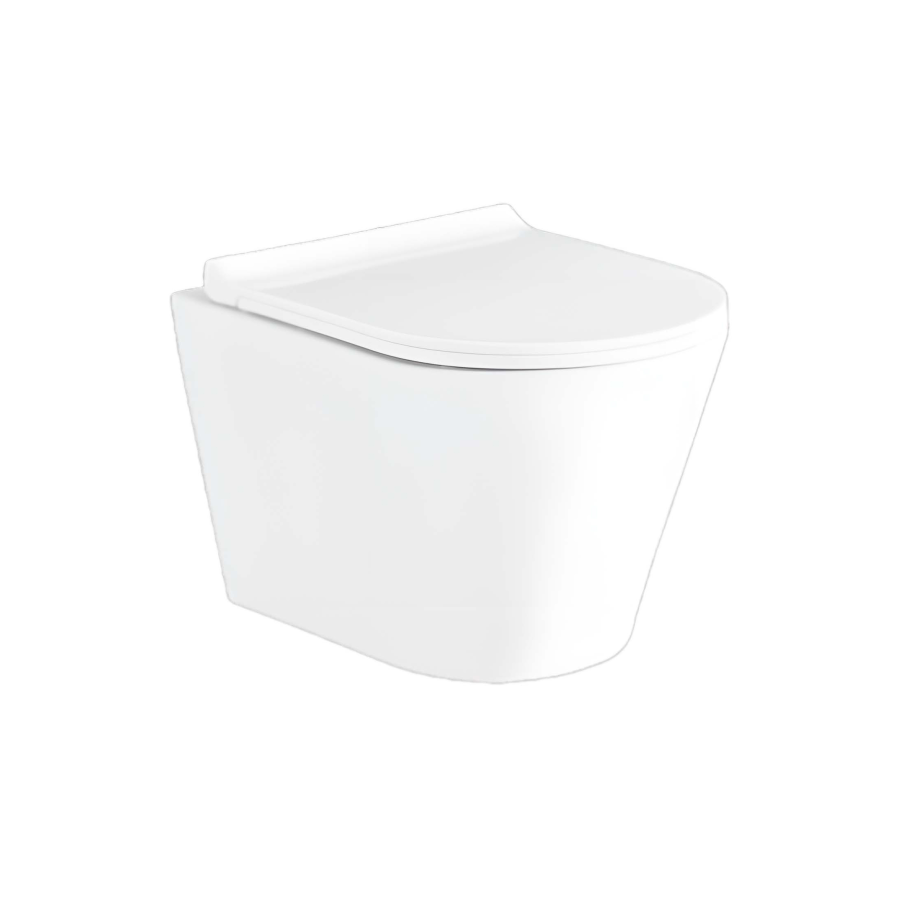 Aquatek Альфа унитаз подвесной безободковый с сиденьем AQ1910-00