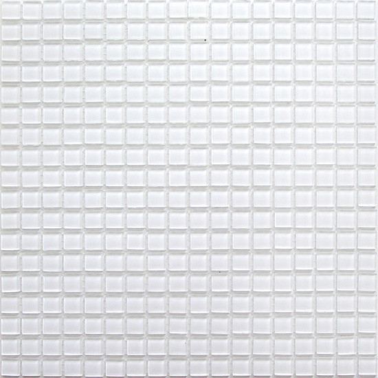 Bonaparte Super white 30х30 см мозайка стеклянная белая