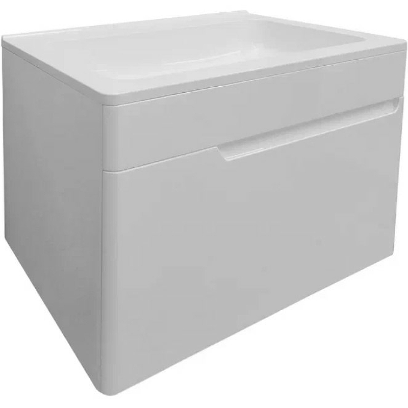 Эстет Kare Luxe 60 тумба с раковиной подвесная 1 ящик ФР-00007077
