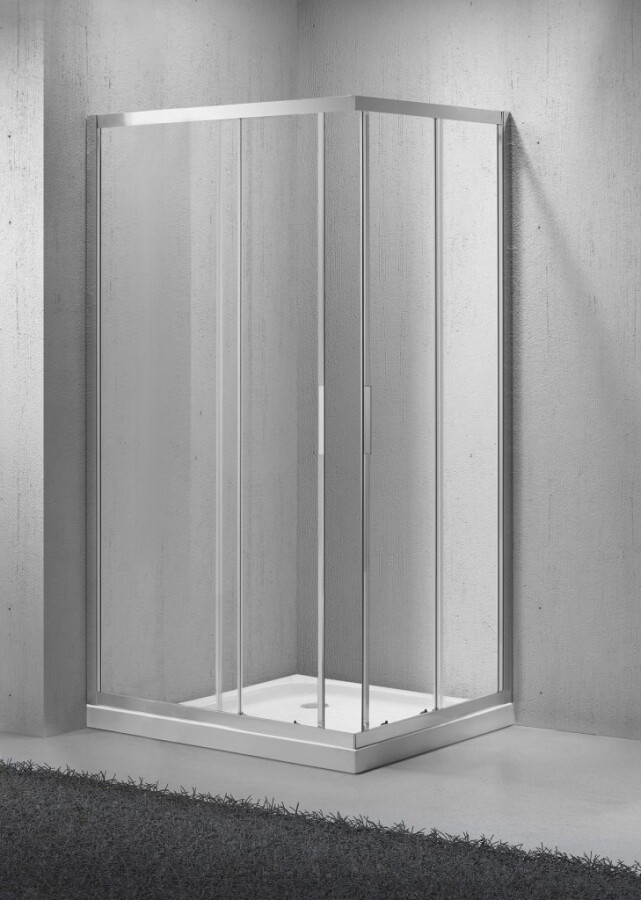 BelBagno Sela душевой уголок 120х80, рифленый, хром SELA-AH-2-120/80-P-Cr