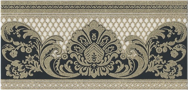 Kerama Marazzi Даниэли 30х15 см бордюр настенный черный глянцевый HGDB10311109R