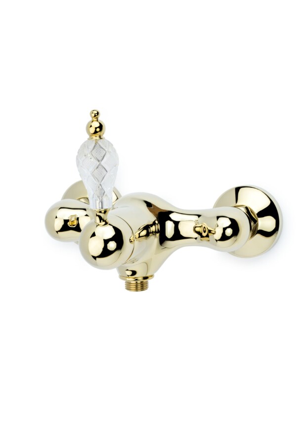 Смеситель для душа Boheme Crystal Золото 284-CRST