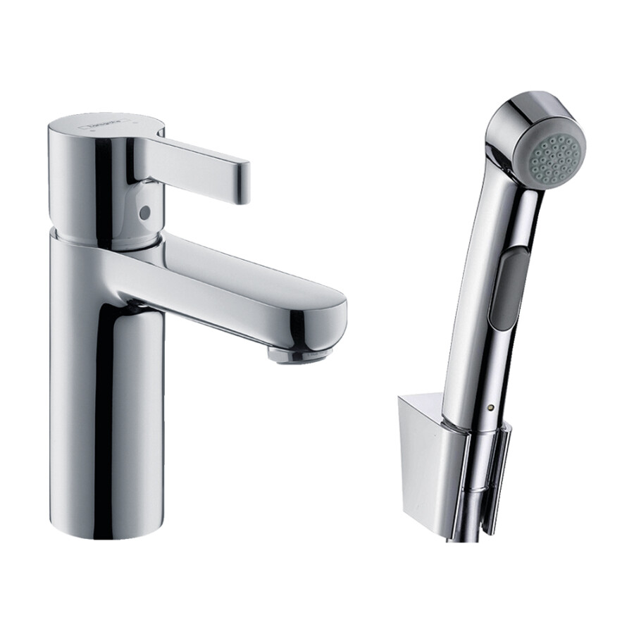 Hansgrohe Metris S Смеситель для раковины с гигиеническим душем хром 31160000