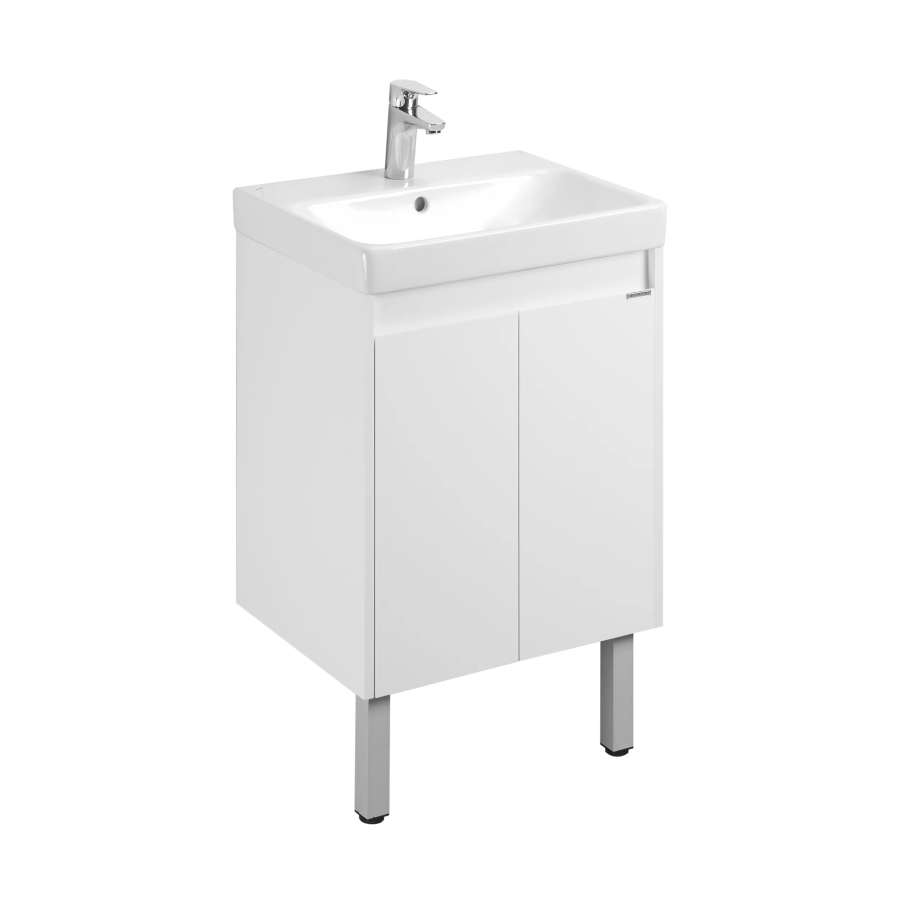 Акватон Сканди DOORS тумба с раковиной 55 см белый 1A278801SD010