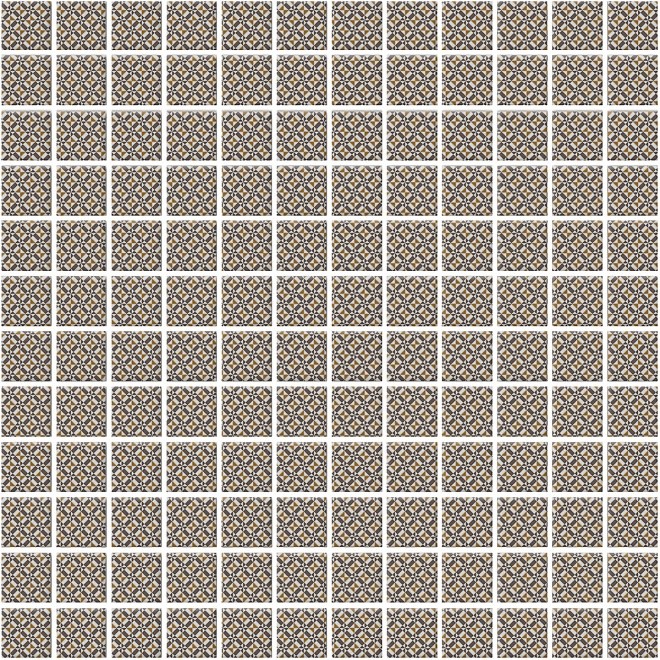 Kerama Marazzi Кастелло 30х30 см плитка настенная бежевая орнамент 20104
