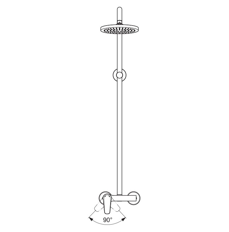 Vidima Balance BA272AA Душевая система без излива