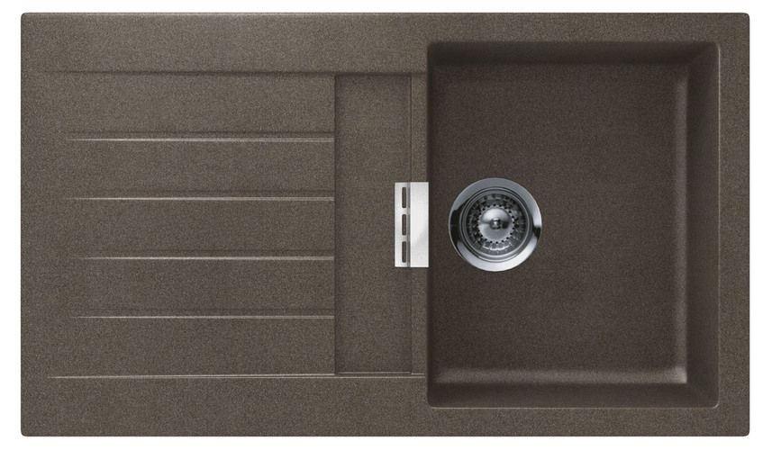 Schock Signus 45D 700052 кухонная мойка бронза 86x50 см