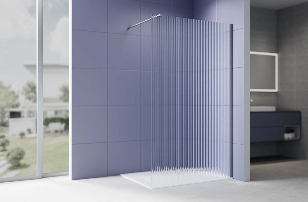 Aquatek AQ.WI.120.2GM Душевая перегородка Walk In 120см с держателем 1200мм оружейная сталь