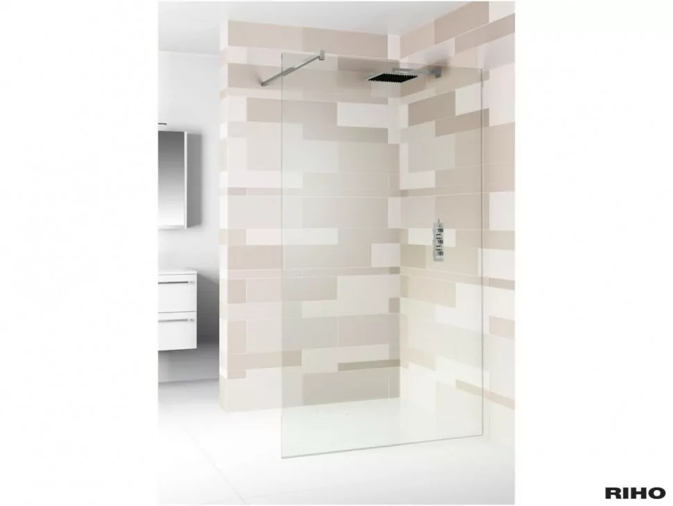 Riho Scandic X400 душевая перегородка 120 см профиль черный G001112121