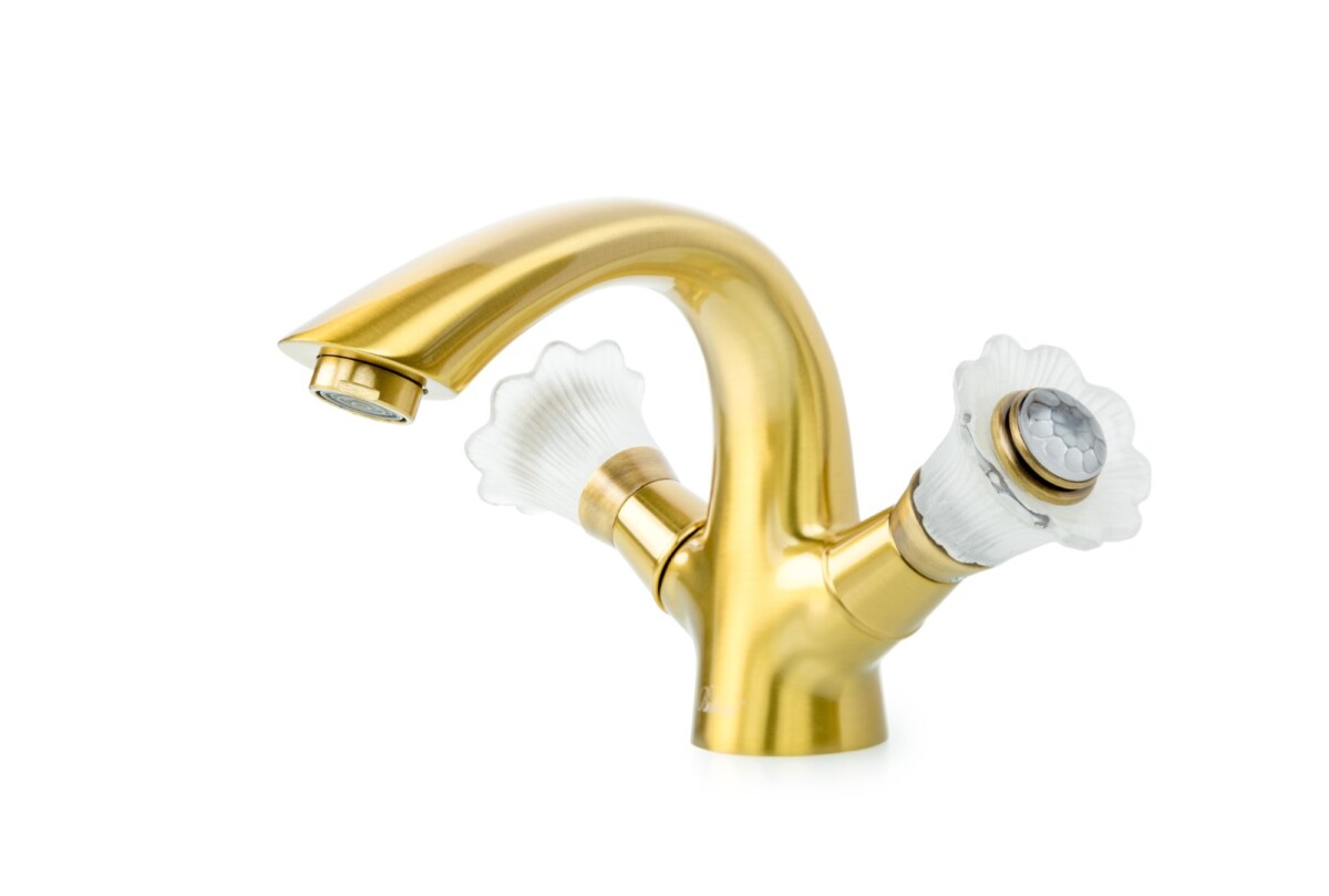 Смеситель для раковины Boheme Сamelia Бронза 311-Camelia