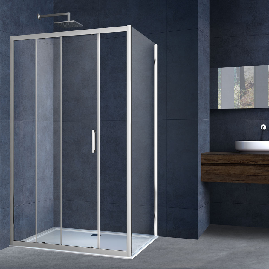 Vincea Alpha душевой уголок 110х80 см хром VSR-3AL8011CL