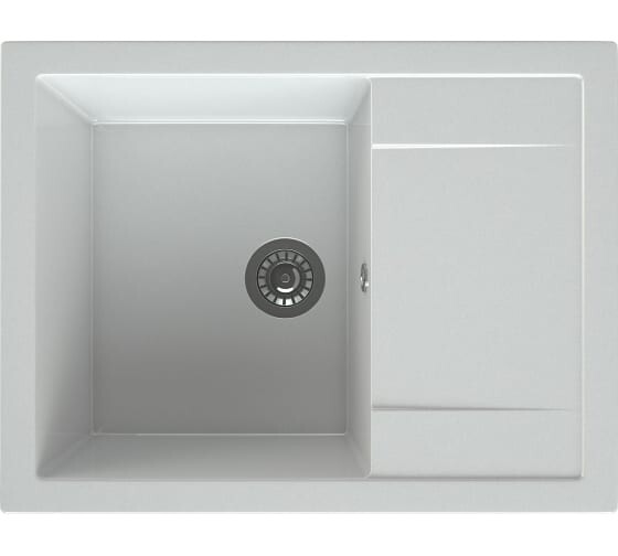 Мойка глянцевая Horke М-15 белый металлик M15W01