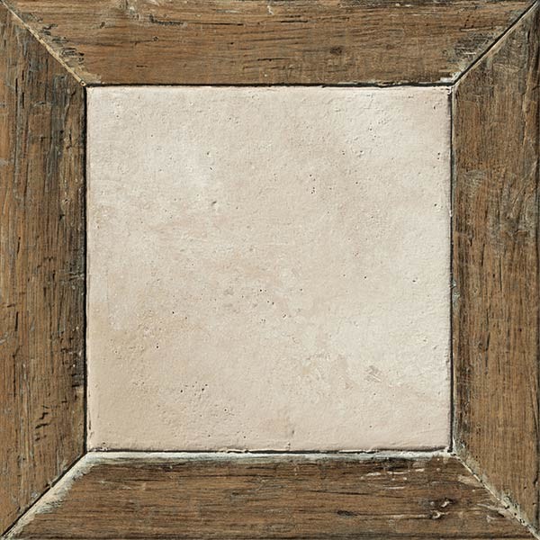Coliseum Gres Garda Bianco Frame 45x45 см керамогранит напольный белый натуральный