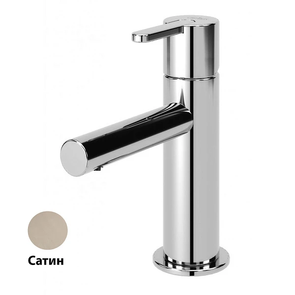 Cezares Leaf смеситель для раковины сатин LEAF-LSM1-L-ST