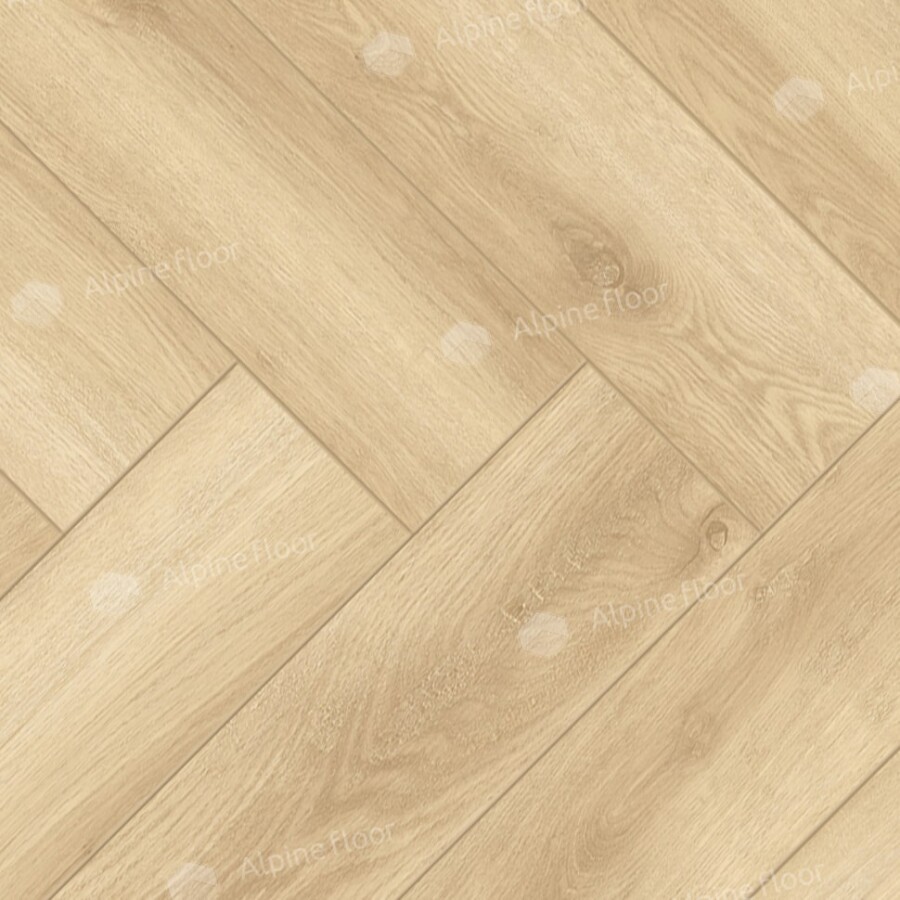 Ламинат Alpine Floor Herringbone LF102-5A Дуб Шампань 606 х 101 х 8 mm