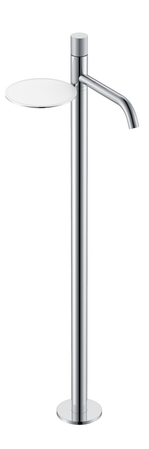 Смеситель для раковины напольный Boheme Stick ручка Spirale Хром 120-CRCR.4