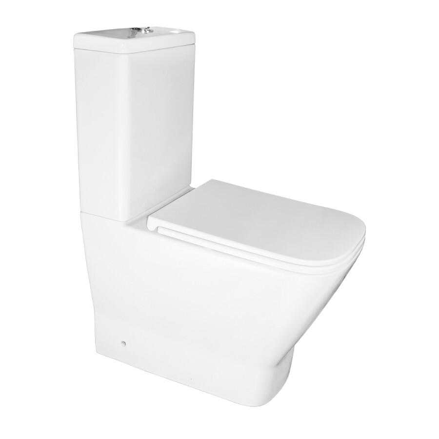 Унитаз-компакт Azario Joy 365х620х805 напольный, безободковый, слив " скрытый Торнадо", с быстросъемным сиденьем микролифт AZ-2168-UQ3