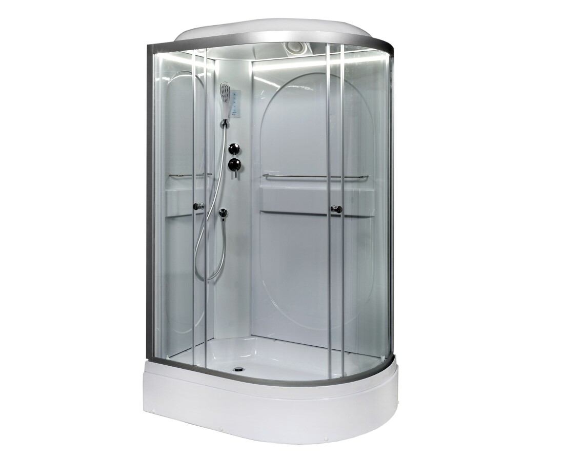 Deto душевая кабина 120х80 L520LLED левая