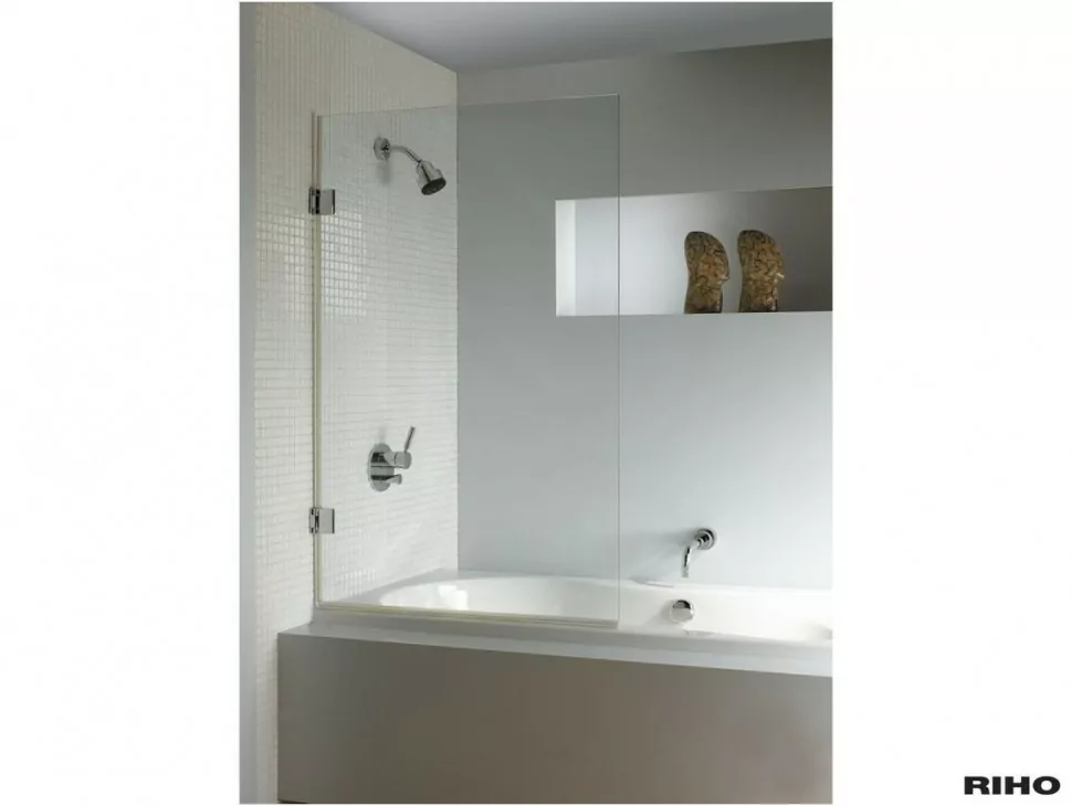 Riho Scandic X107 шторка для ванны 90 L профиль хром GX01052C1