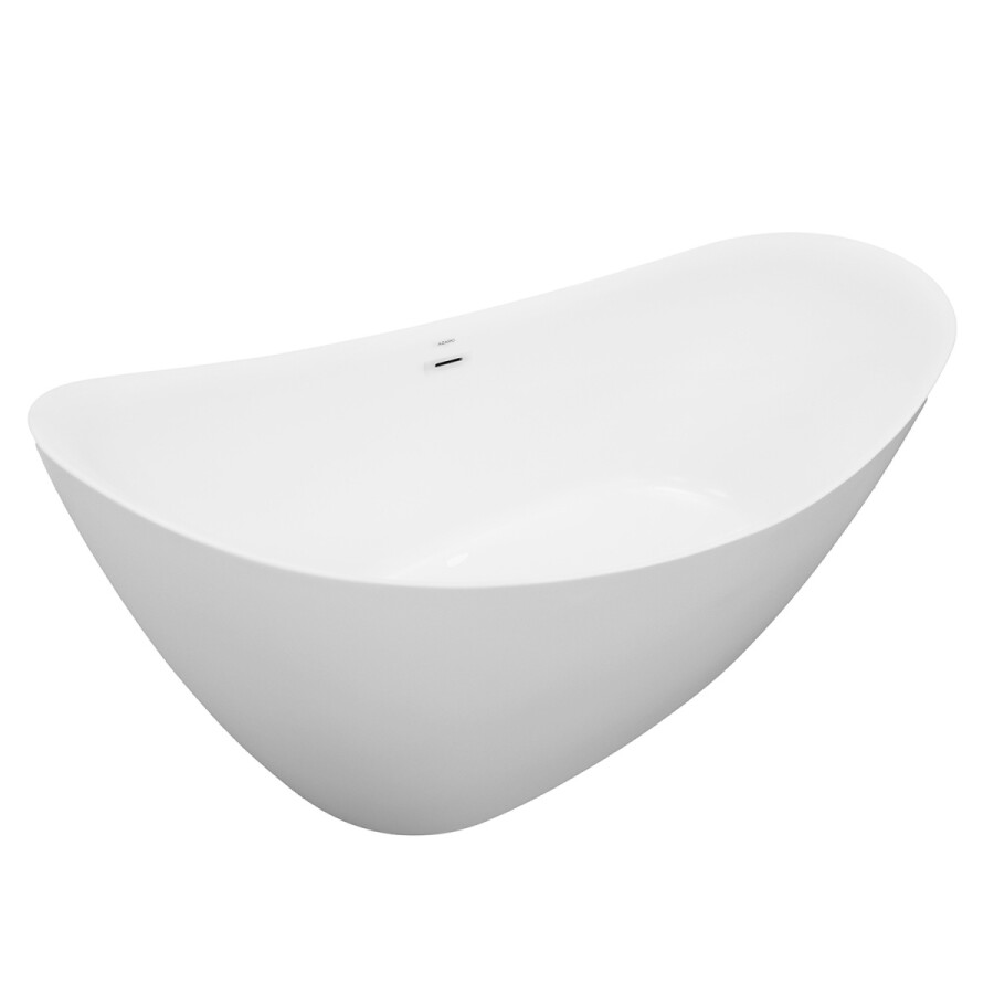 Ванна акриловая свободностоящая Azario GARDENIA Matt 1700*770*720 в комплекте с сифоном и металлической рамой AZ-6608M