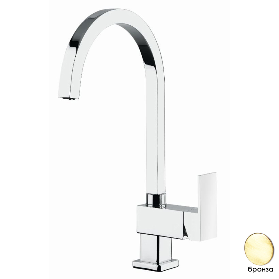 Cezares Unika смеситель для раковины бронза UNIKA-LSM1-A-02-W0