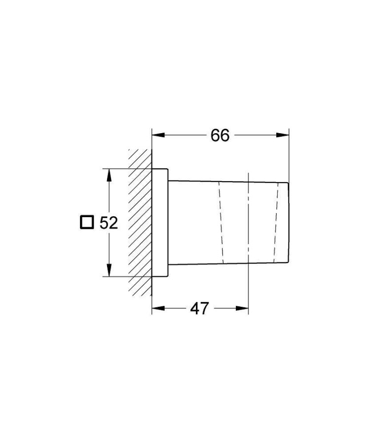 Grohe Euphoria Cube 27693000 держатель настенный для ручного душа