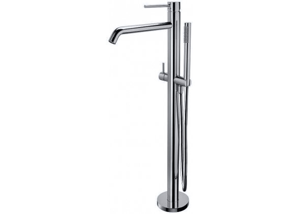 Paffoni Light LIG032ST смеситель для ванны напольный сталь