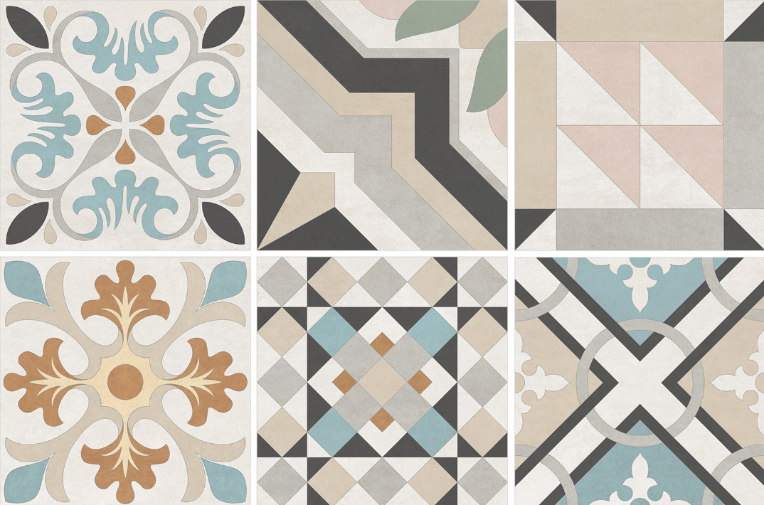 Керамогранит Artkera Group Design Art GP2020DMX11 Design Mix 3 Матовый 200 x 200 x 8 мм.