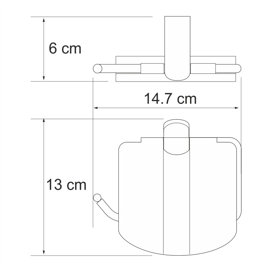 WasserKRAFT Berkel K-6825 держатель для туалетной бумаги хром