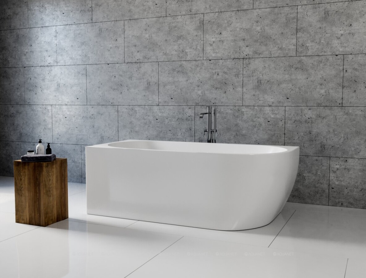 Aquanet Family Elegant A 180*80 ванна акриловая асимметричная Matt Finish 260054